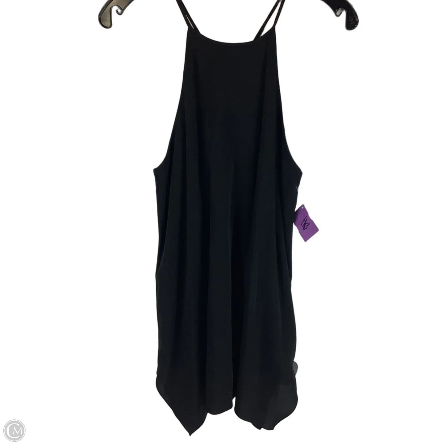Top Sleeveless Designer By Halston In Black, Size: S
