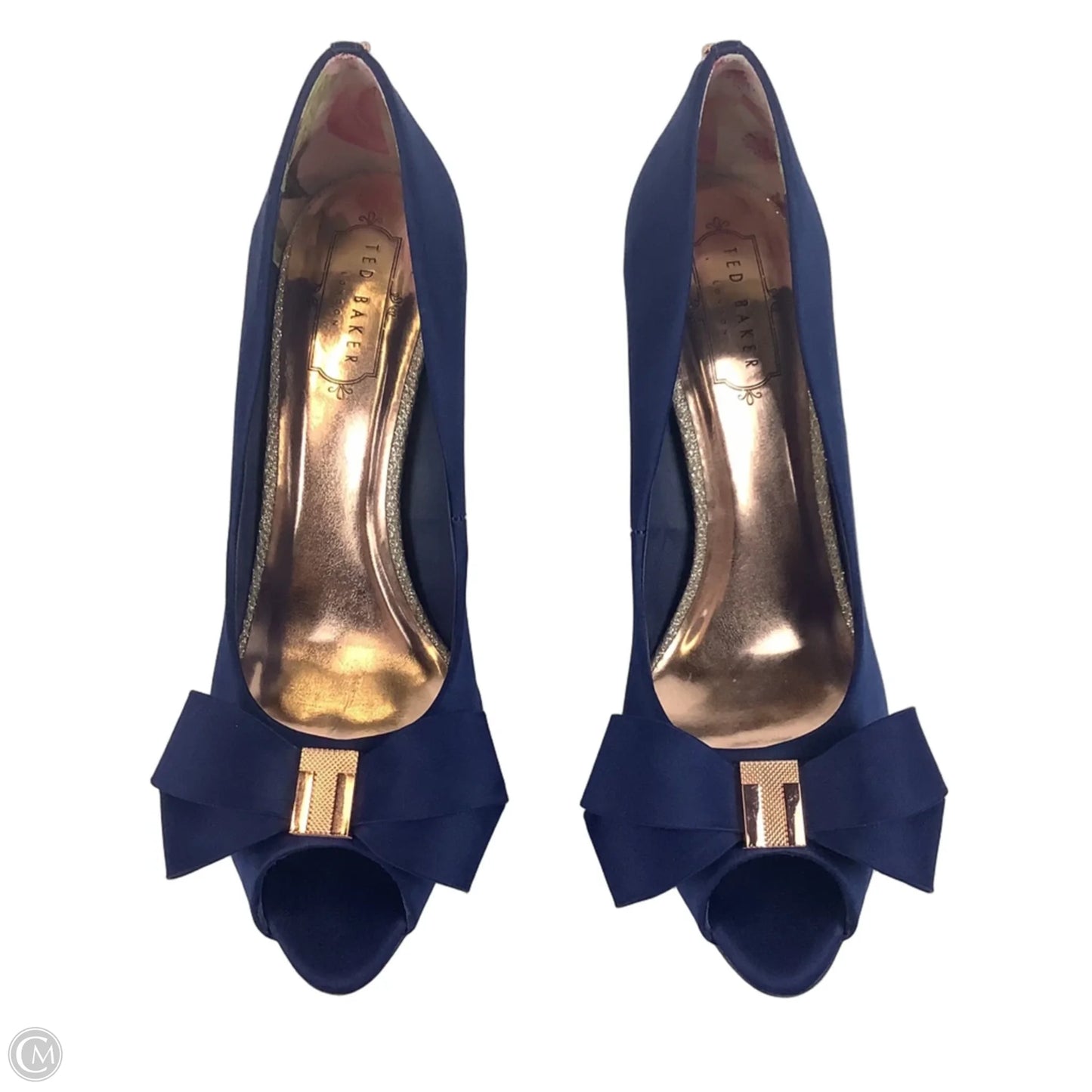Shoes Heels Stiletto By Ted Baker In Navy, Size: 8.5