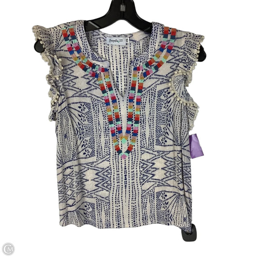 Top Short Sleeve By Cmc In Multi-colored, Size: Xs