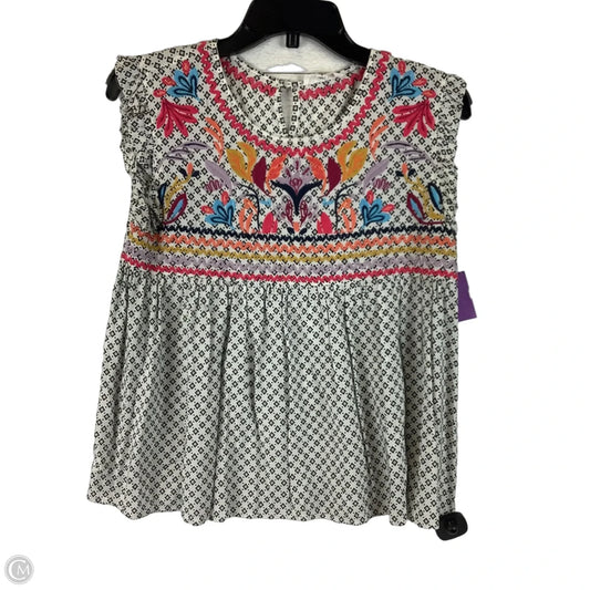 Top Short Sleeve By Thml In Multi-colored, Size: S