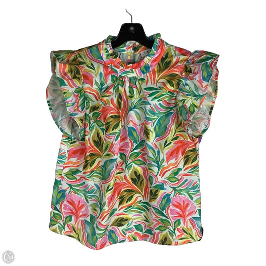 Top Short Sleeve By Thml In Floral Print, Size: S