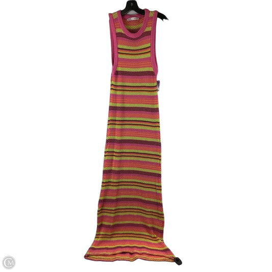 Dress Casual Maxi By Zara In Multi-colored, Size: M