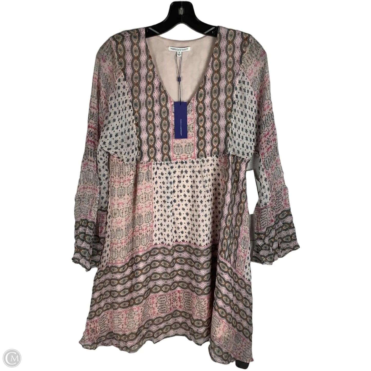 Dress Designer By Rebecca Minkoff In Pink, Size: S