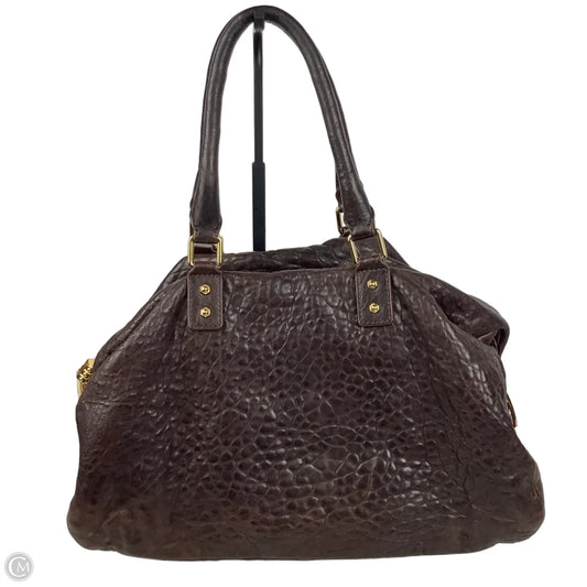 Handbag Leather By Cmb, Size: Medium