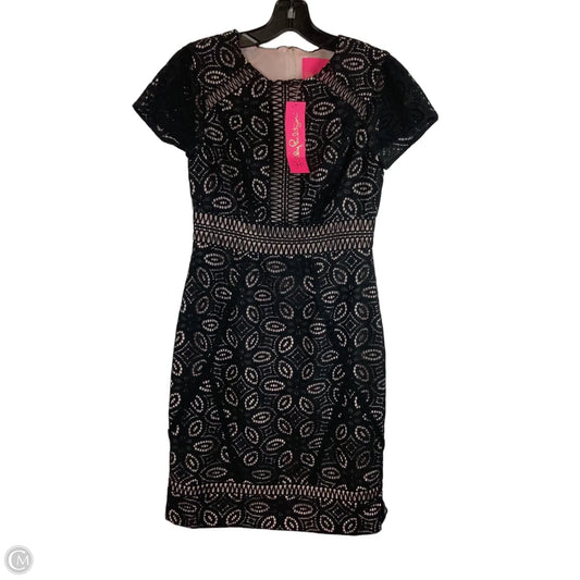Dress Designer By Lilly Pulitzer In Black, Size: 0