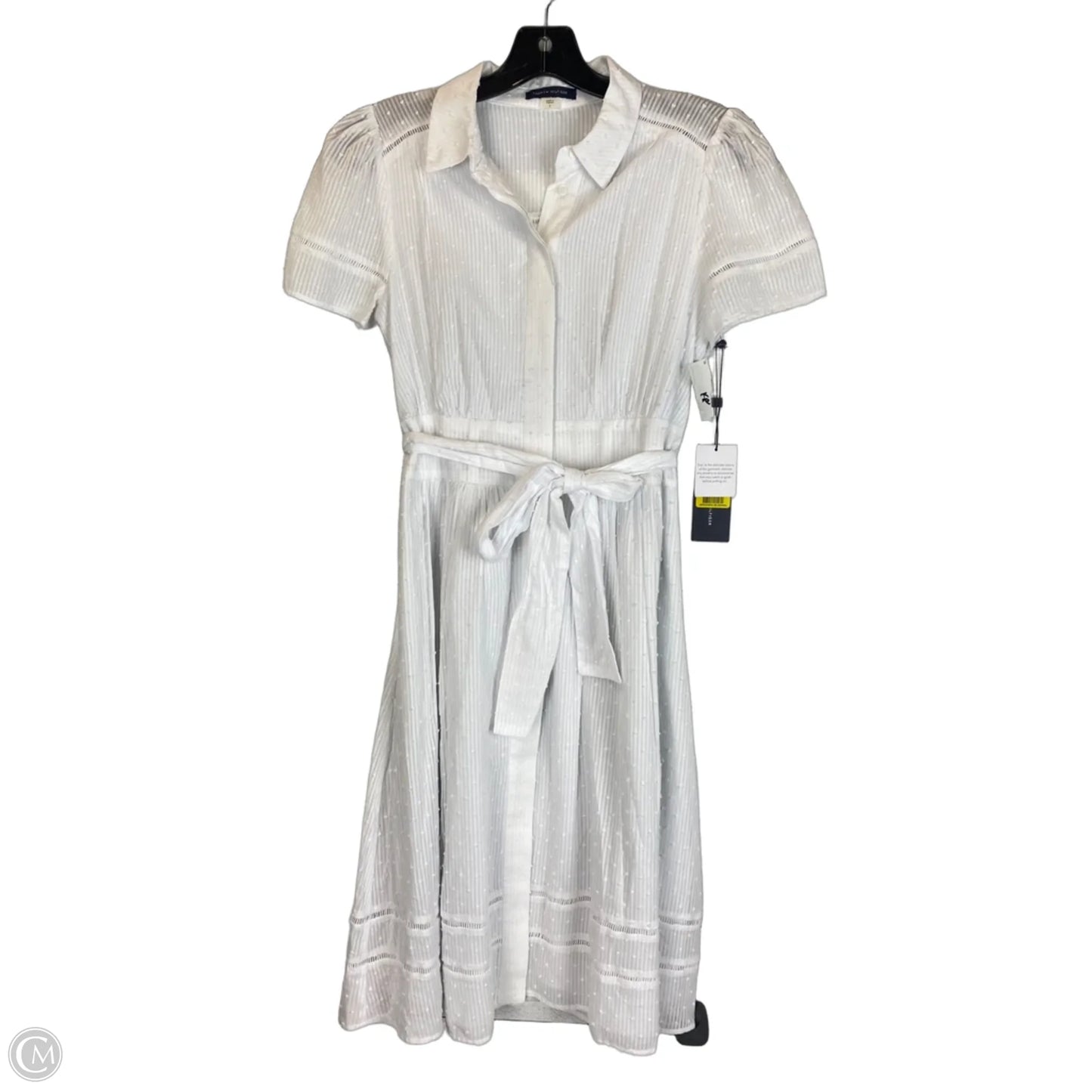 Dress Party Midi By Tommy Hilfiger In White, Size: 2