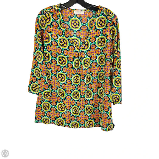 Top Long Sleeve By Peace Love World In Multi-colored, Size: L