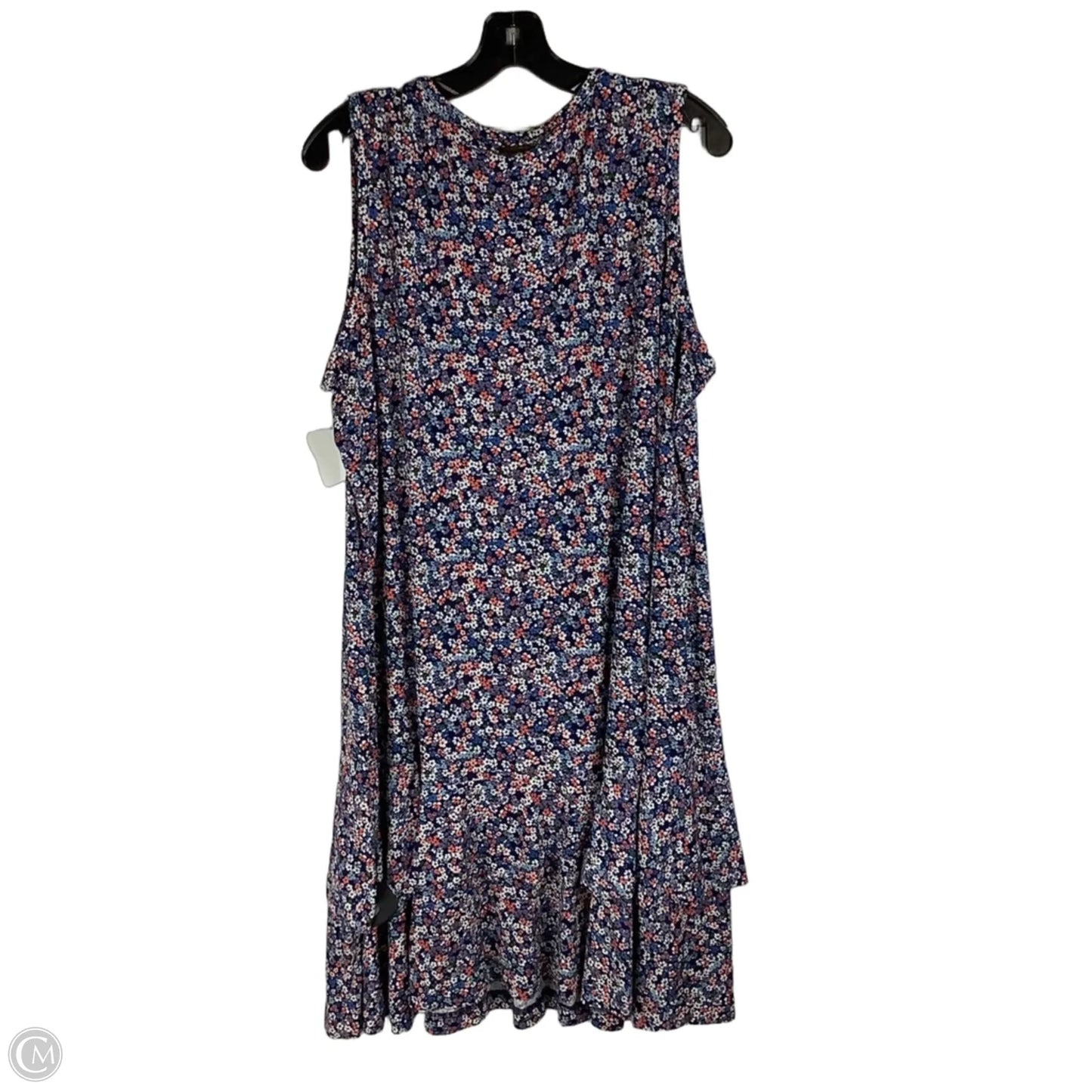 Dress Casual Short By Michael By Michael Kors In Floral Print, Size: 2x