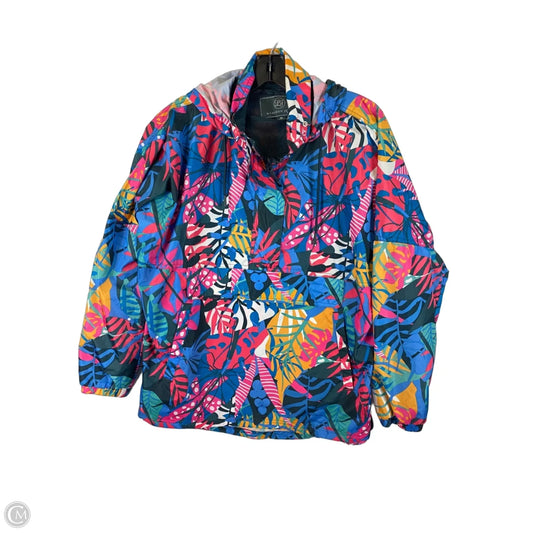 Jacket Utility By Lauren James In Floral Print, Size: M