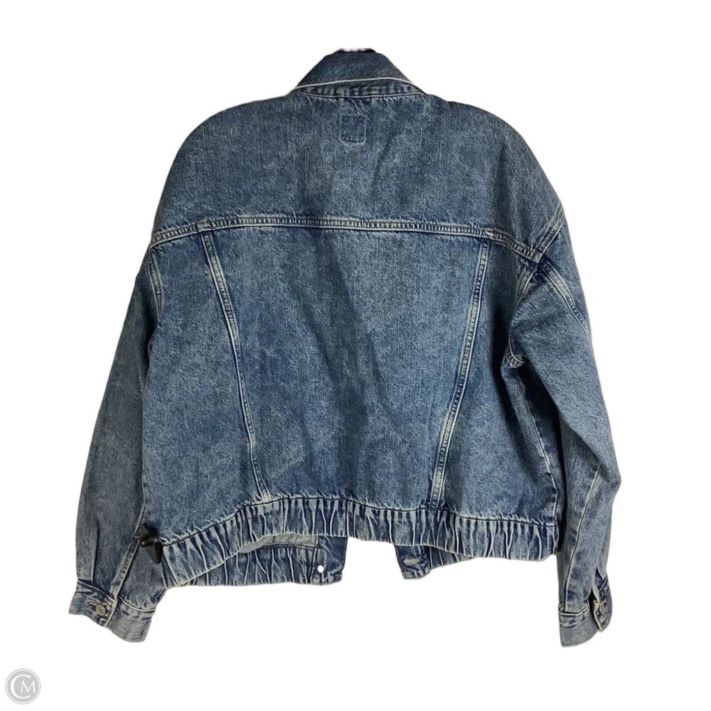 Jacket Denim By Gap In Blue Denim, Size: Xl