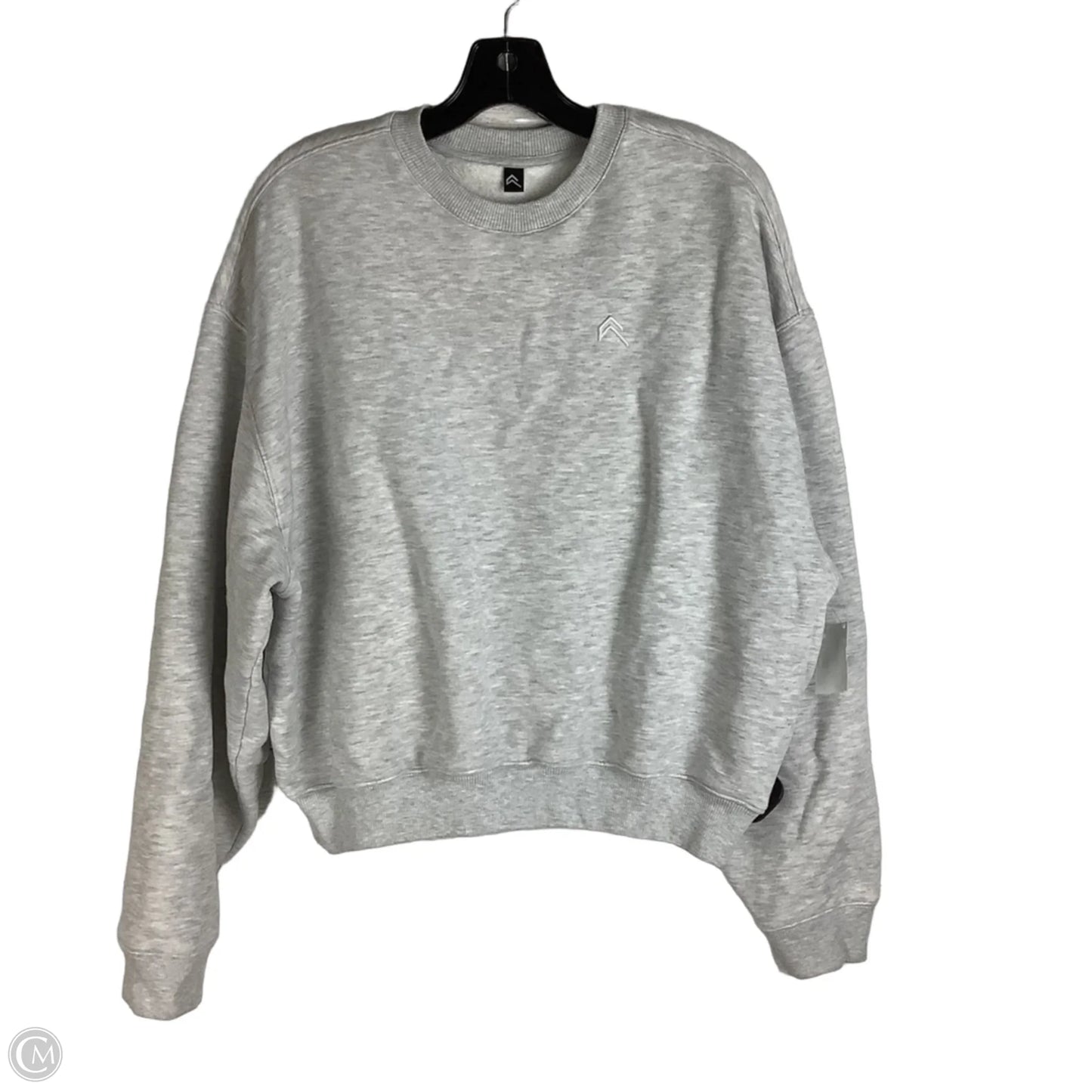 Sweatshirt Crewneck By Alphalete In Grey, Size: L
