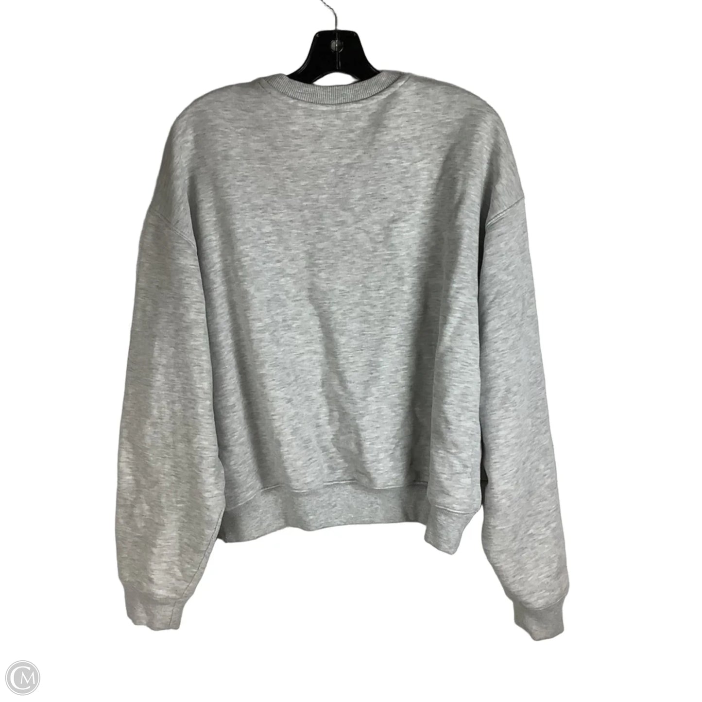 Sweatshirt Crewneck By Alphalete In Grey, Size: L