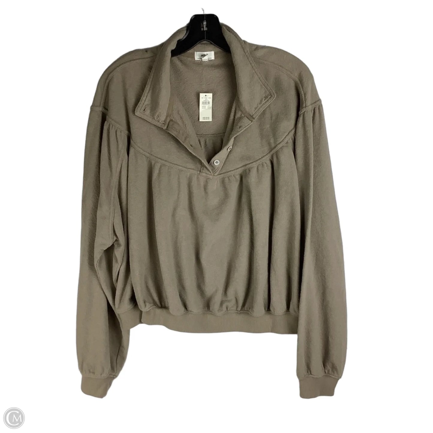 Sweatshirt Collar By Aerie In Brown, Size: M