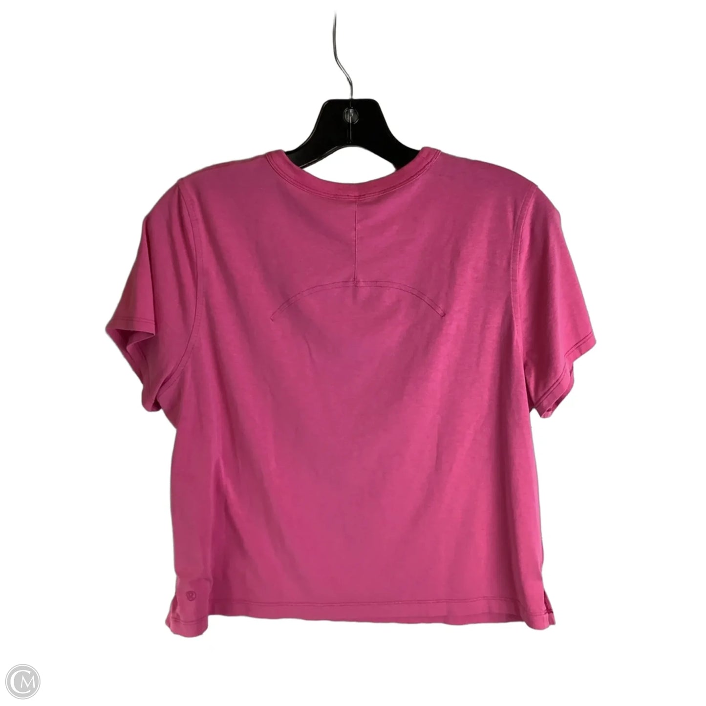 Athletic Top Short Sleeve By Lululemon In Pink