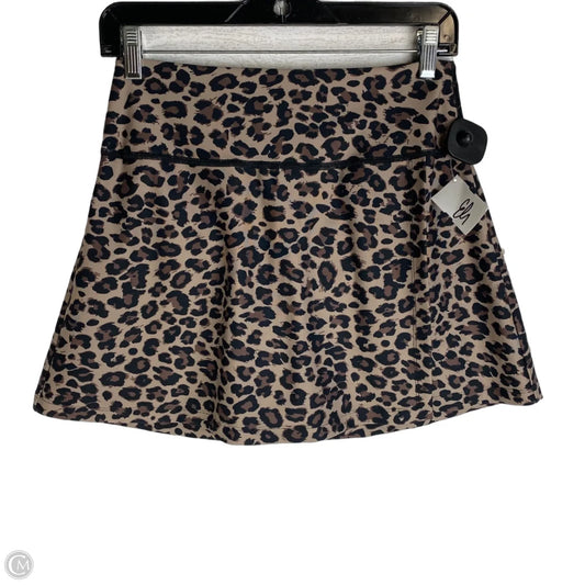 Athletic Skort By Abercrombie And Fitch In Animal Print, Size: M