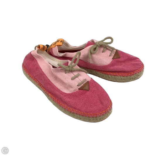 Shoes Flats By Cmc In Orange & Pink, Size: 7