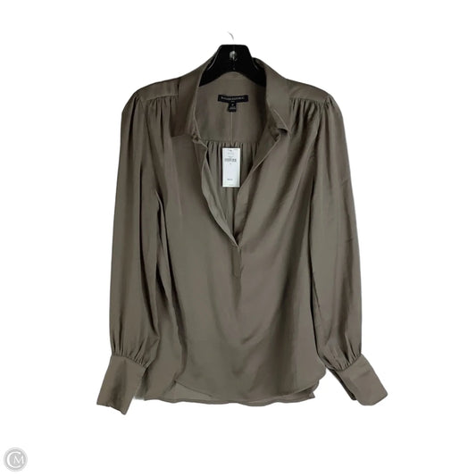Top Long Sleeve By Banana Republic In Tan, Size: S