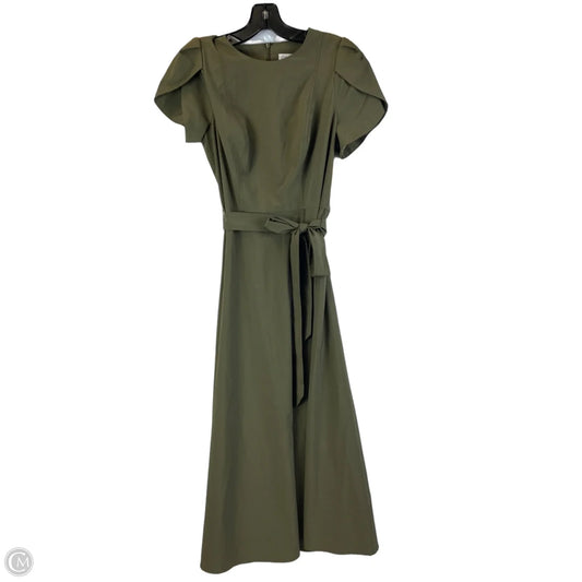 Dress Party Long By Calvin Klein In Green, Size: 4