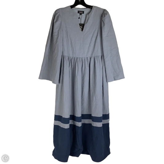Dress Party Long By Gigio In Blue, Size: S