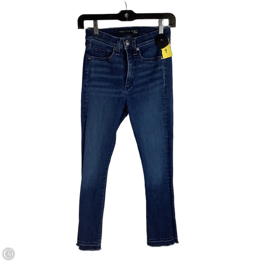 Jeans Straight By Veronica Beard In Blue Denim, Size: 24