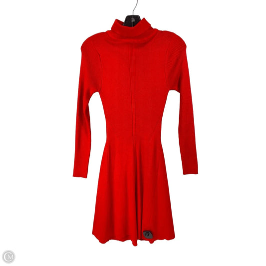 Dress Sweater By Cmc In Red, Size: L