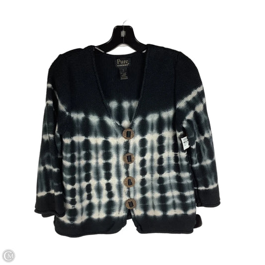 Cardigan By Clothes Mentor In Tie Dye Print, Size: S