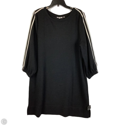 Dress Casual Midi By Chicos In Black, Size: Xl