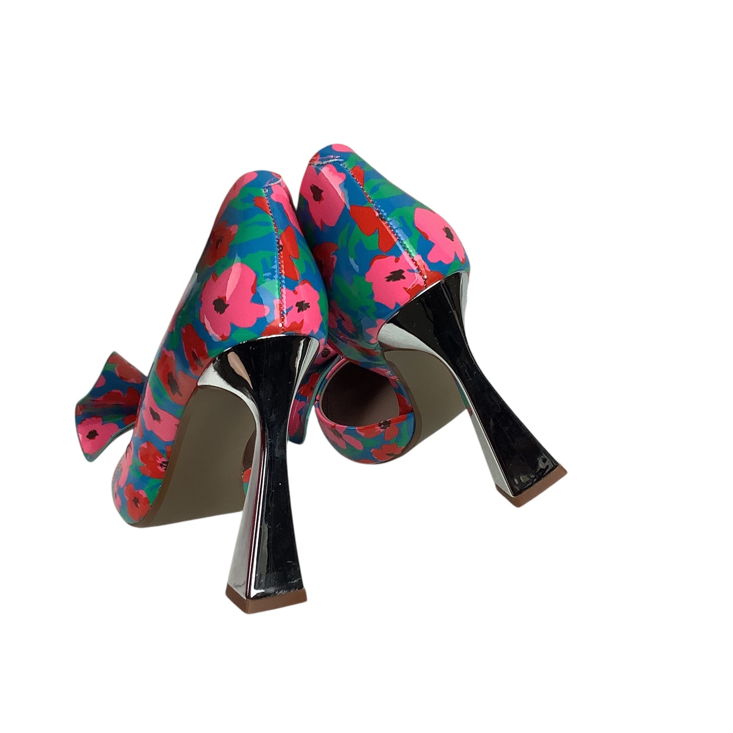 Shoes Heels Kitten By Betsey Johnson In Multi-colored, Size: 6.5