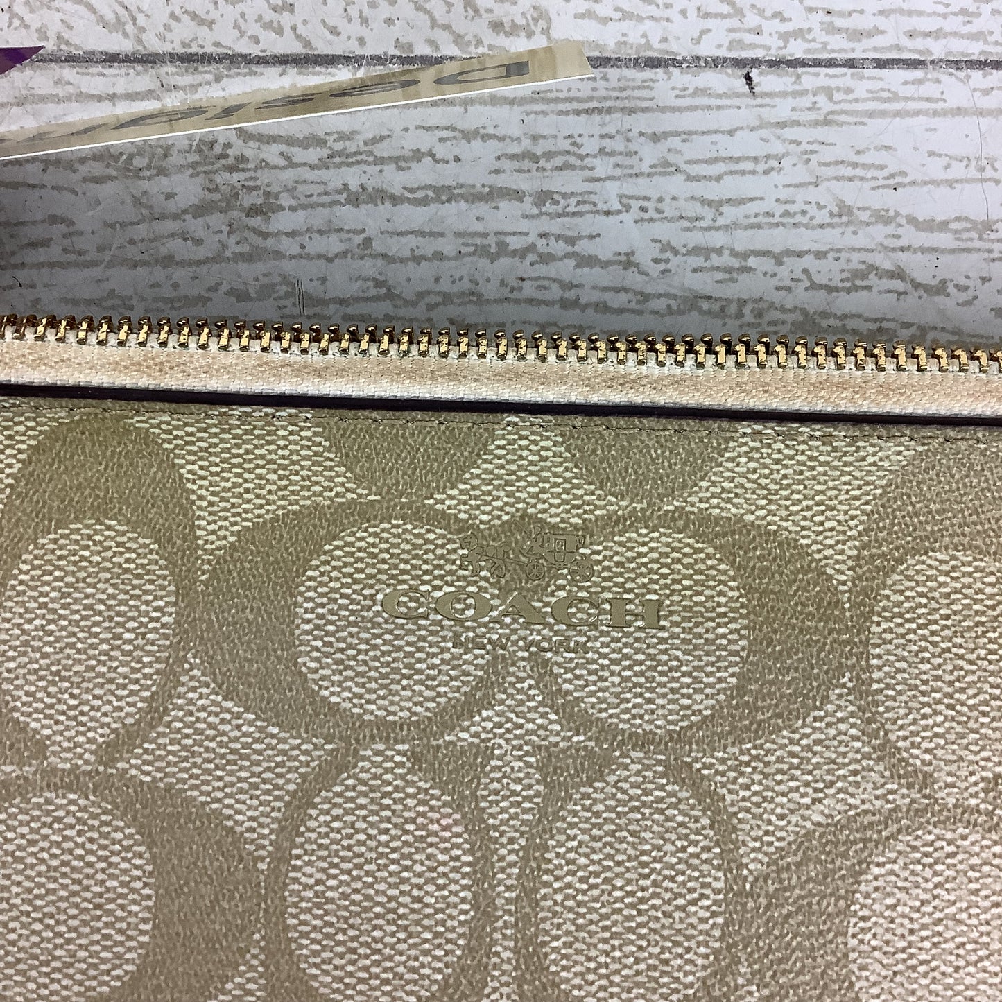 Wristlet Designer By Coach, Size: Medium