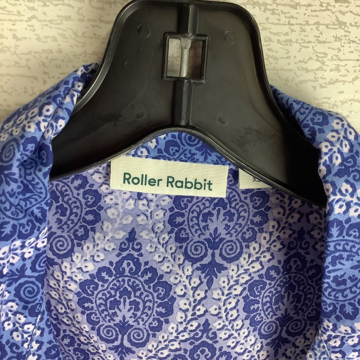 Top 3/4 Sleeve By Roller Rabbit In Blue, Size: Xs