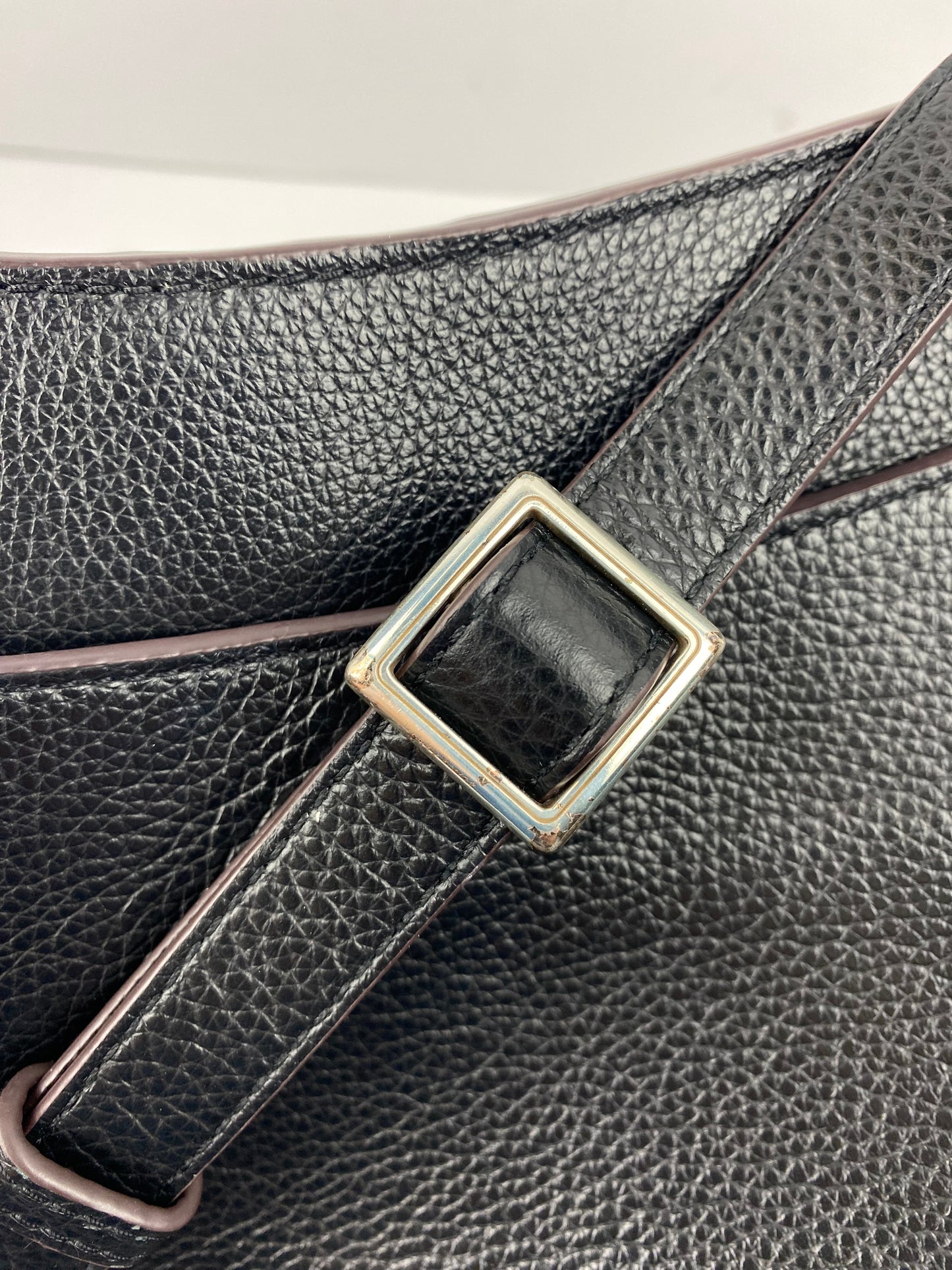 Handbag Leather By Brighton, Size: Medium