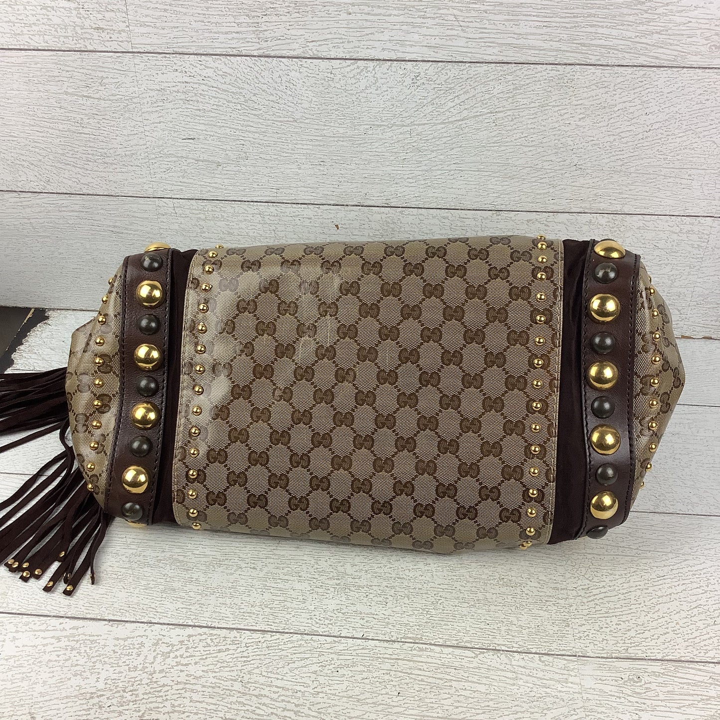 Handbag Luxury Designer By Gucci, Size: Large