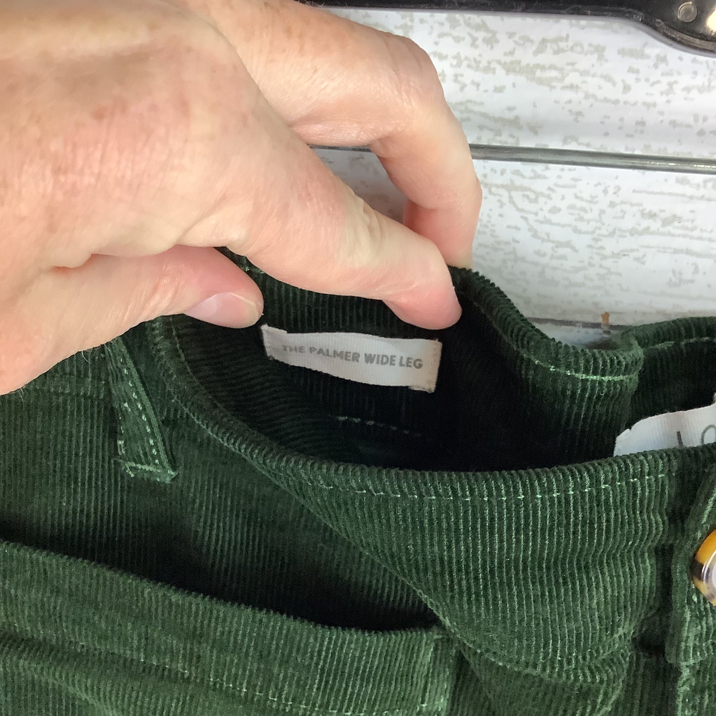 Pants Corduroy By Loft In Green, Size: 12