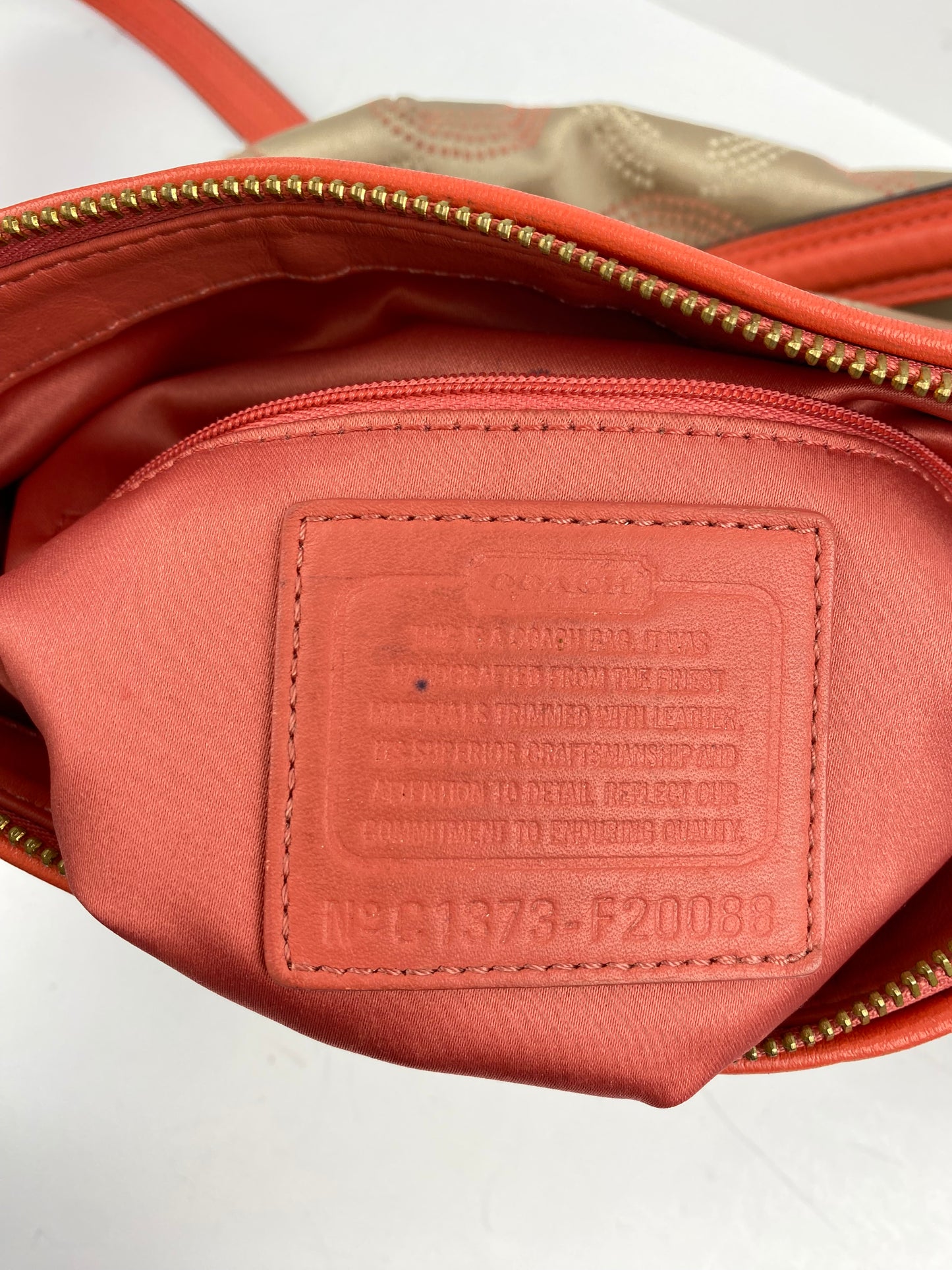 Handbag Designer By Coach, Size: Medium