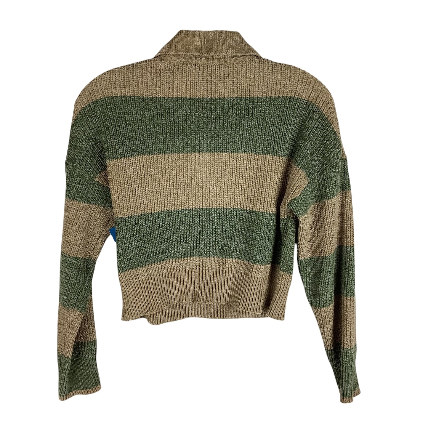 Sweater By Cmc In Green & Tan, Size: Xs