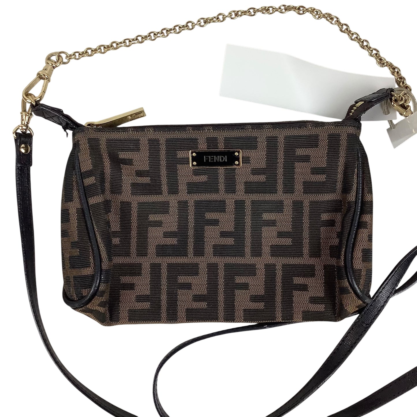 Crossbody Luxury Designer By Fendi, Size: Small