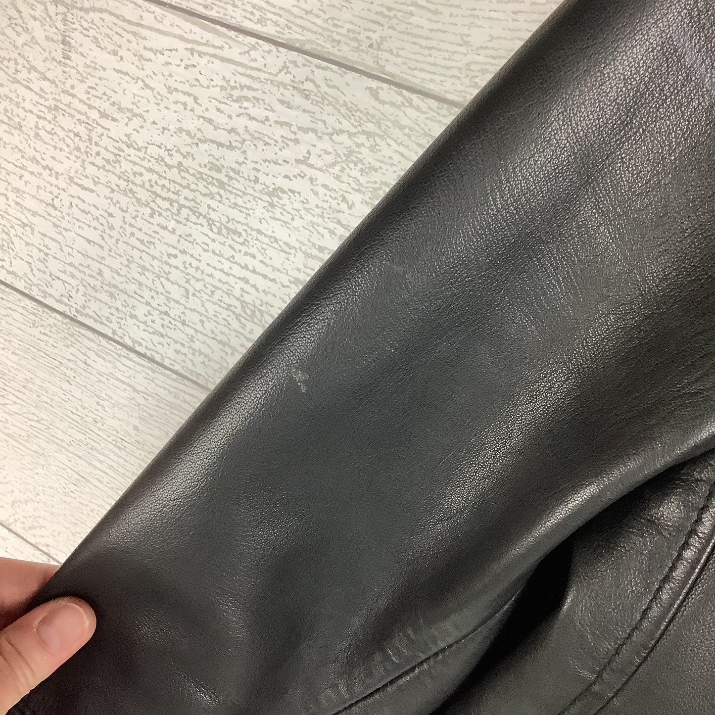 Jacket Leather By Bagatelle In Black, Size: S