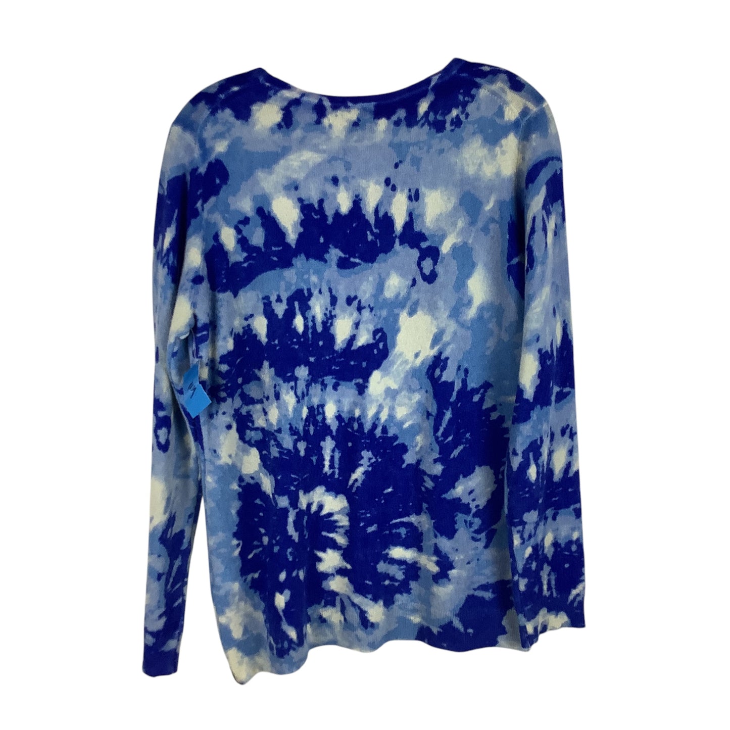 Sweater By Charter Club In Blue, Size: L