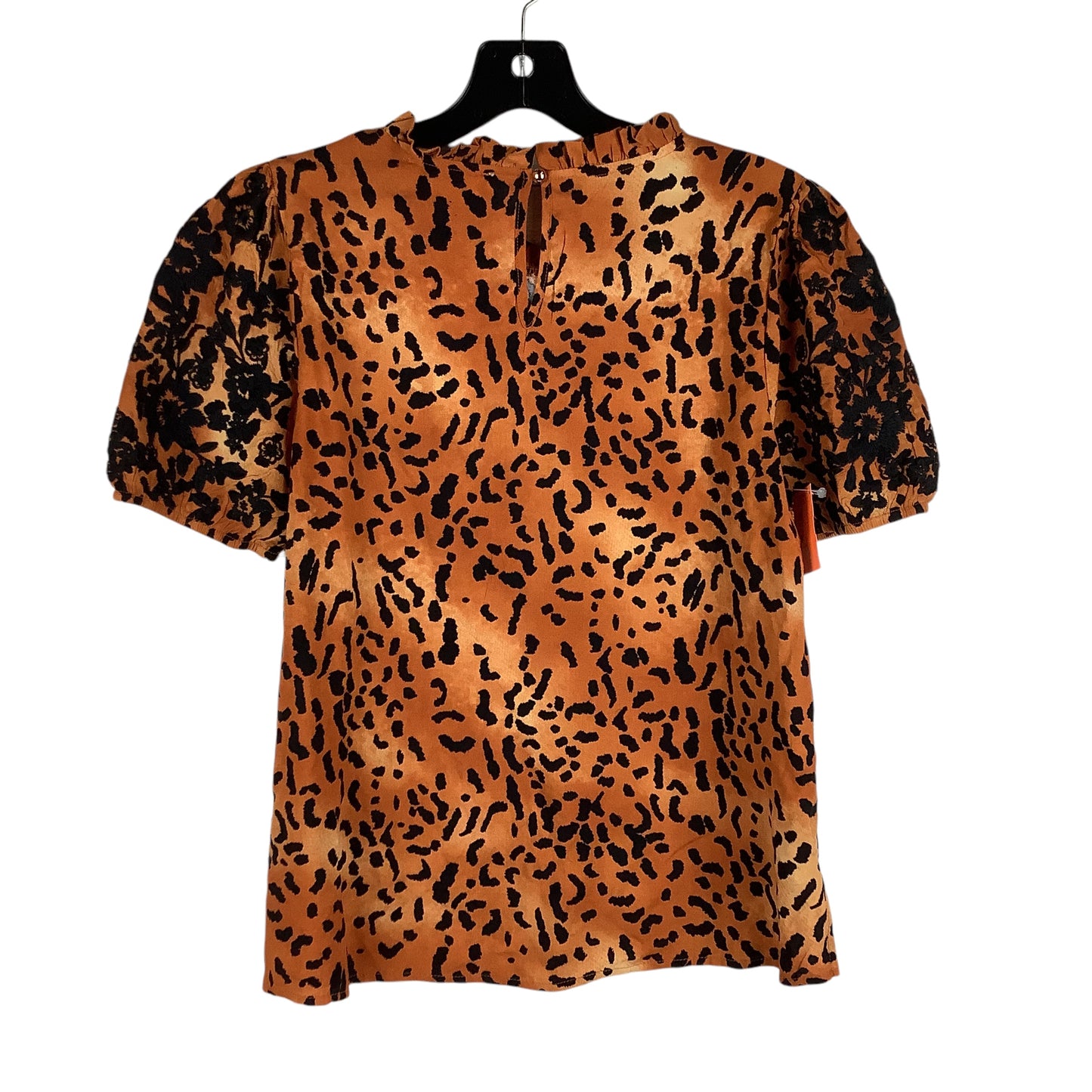 Top Short Sleeve By Savanna Jane In Animal Print, Size: S