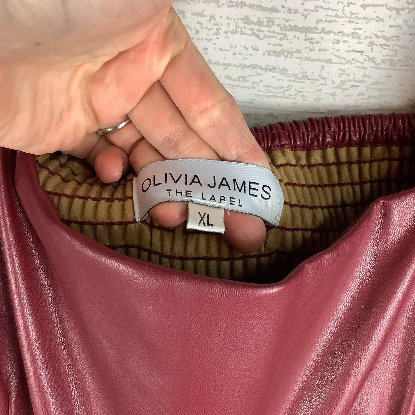 Dress Party Long By Cmc In Maroon, Size: Xl