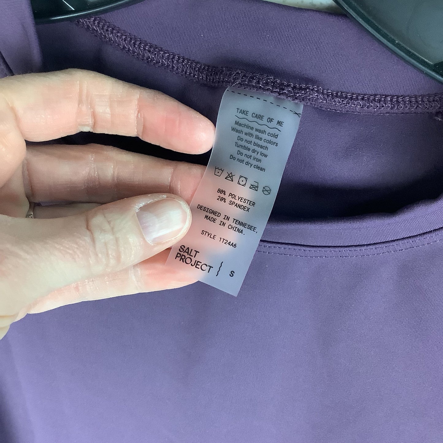 Athletic Pants 2pc By Cmc In Purple, Size: Top S, Bottom Xs