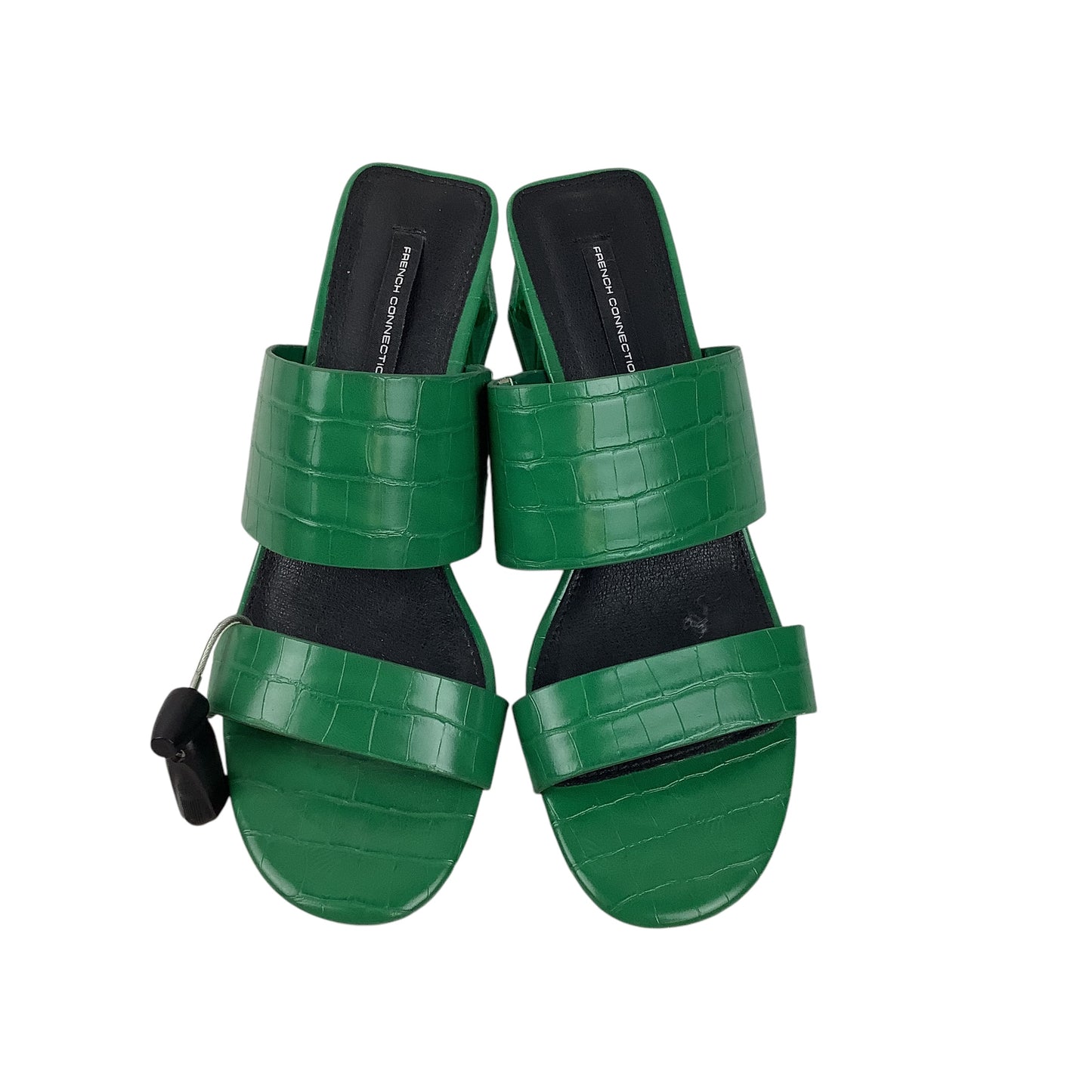 Sandals Heels Block By French Connection In Green, Size: 8.5