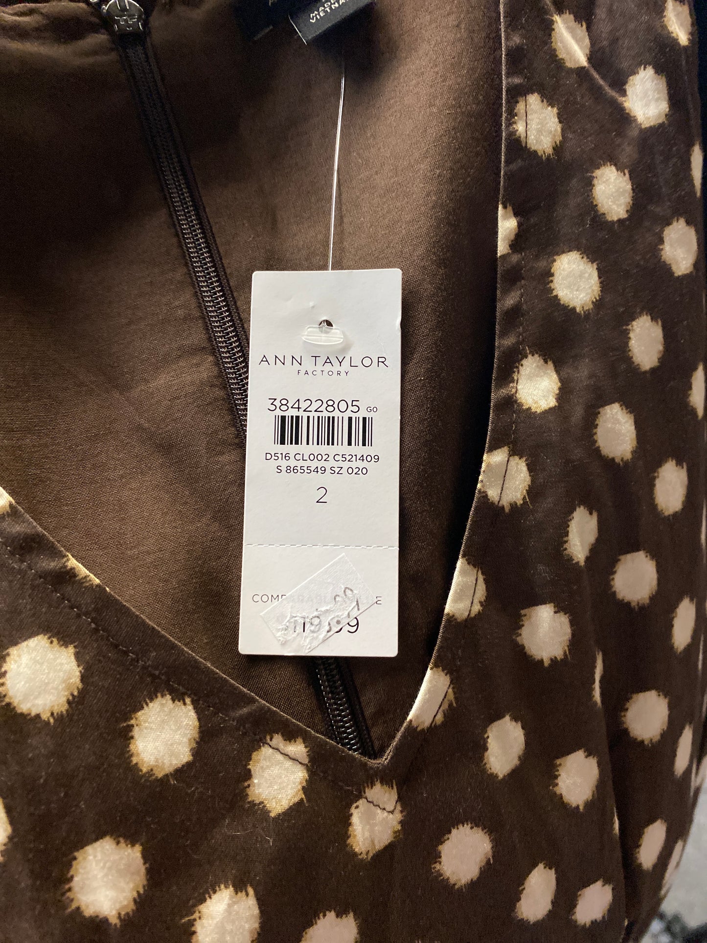 Dress Work By Ann Taylor In Brown, Size: 2