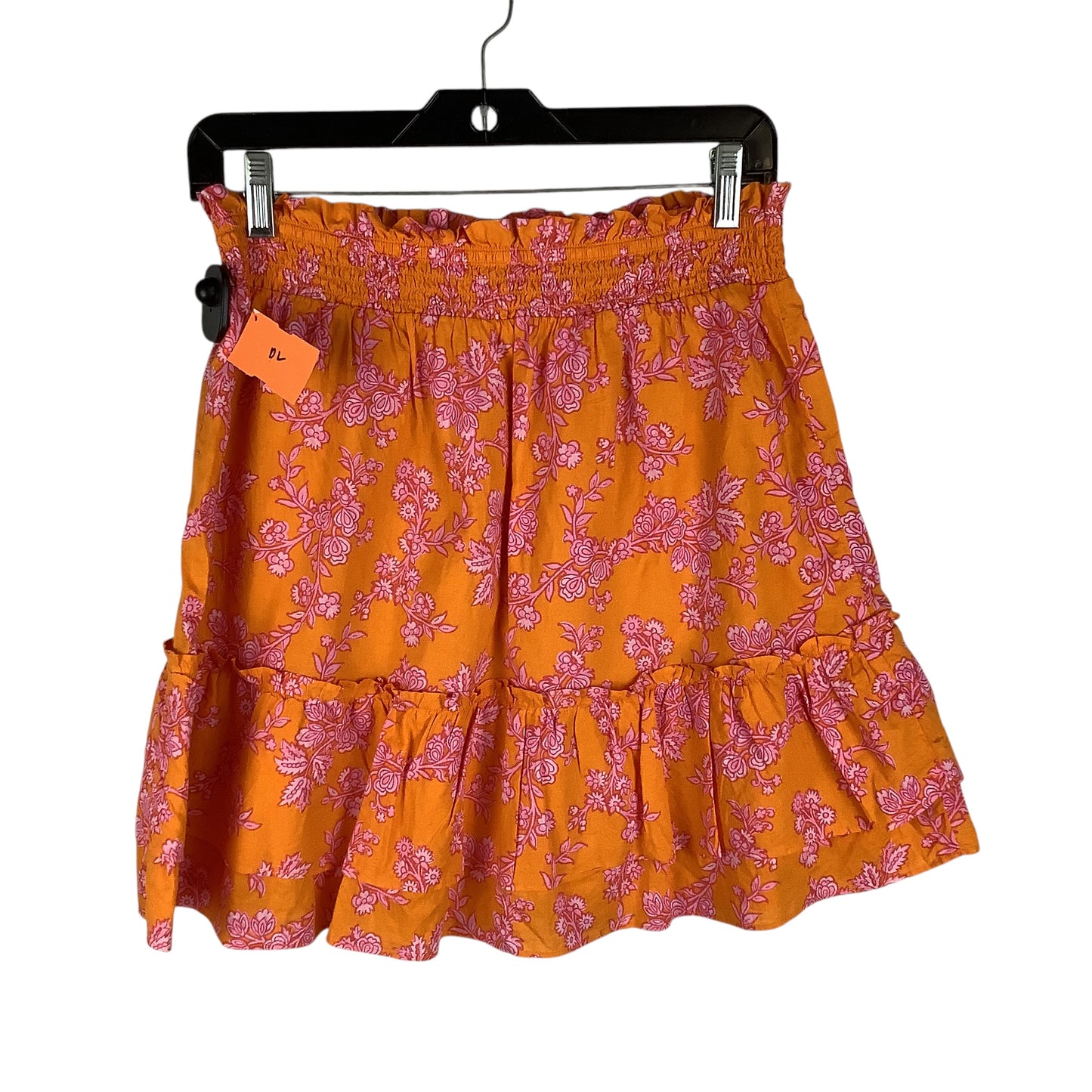 Skirt Mini & Short By J. Crew In Orange & Pink, Size: S