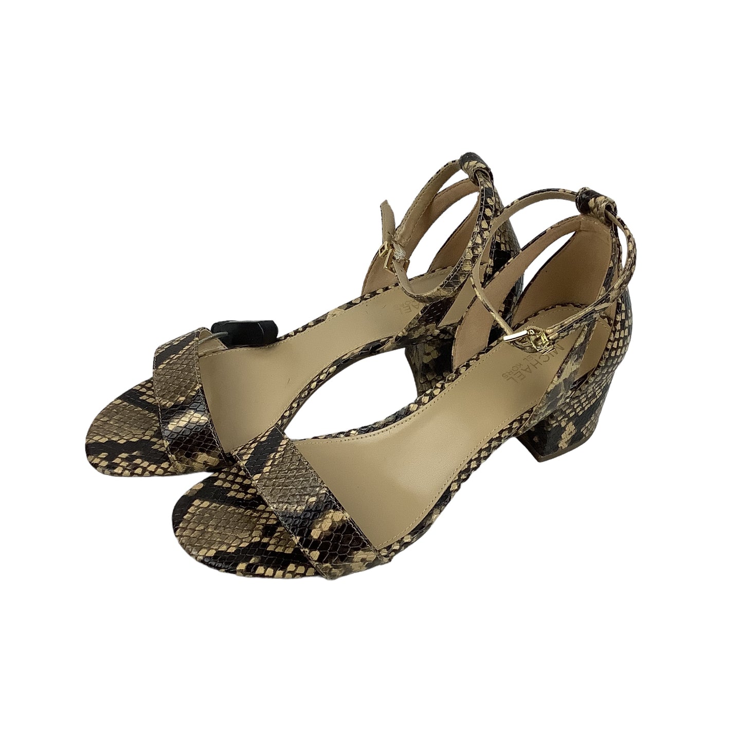 Snakeskin Print Shoes Designer Michael By Michael Kors, Size 6.5