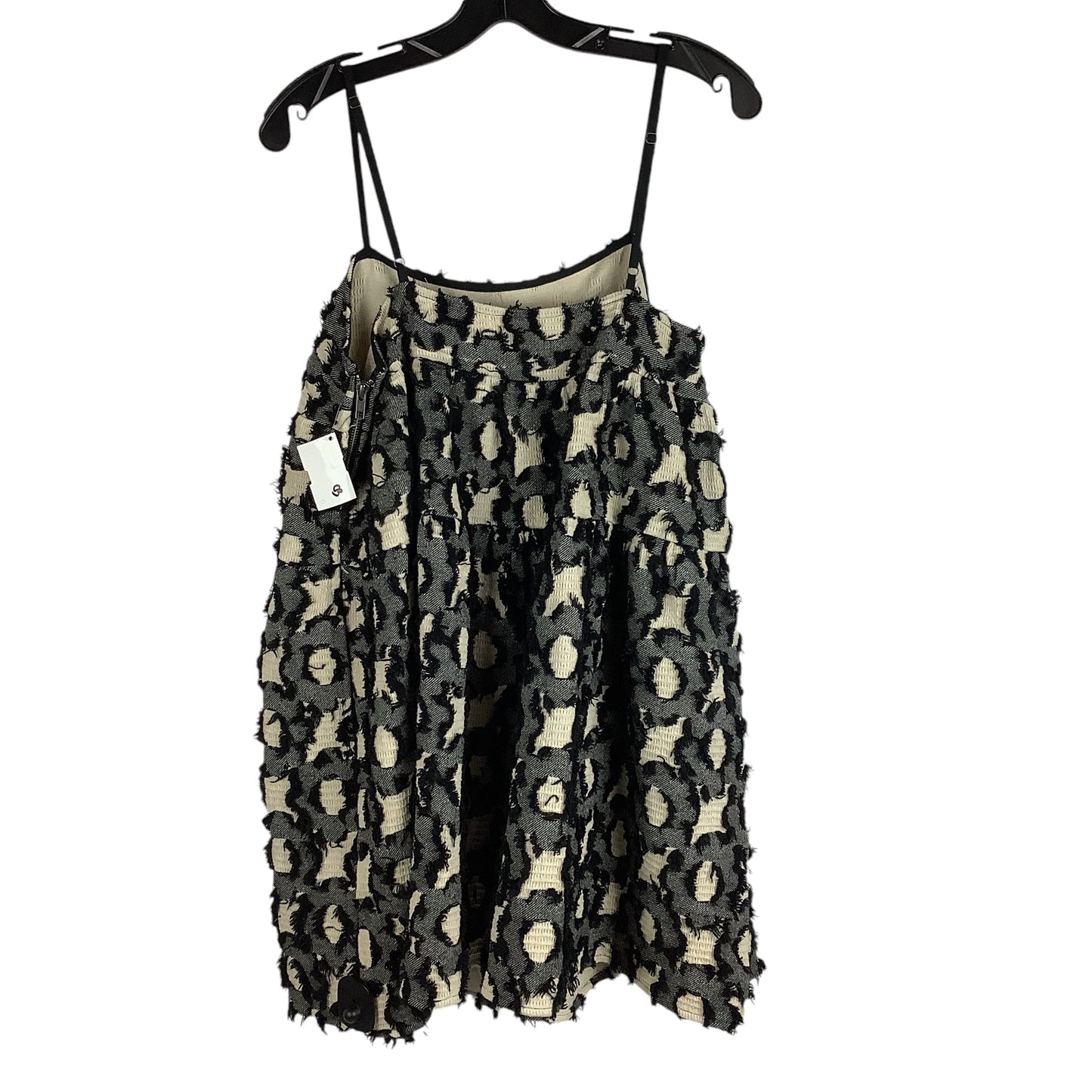 Dress Casual Short By Cmc In Black & Cream, Size: Est. L