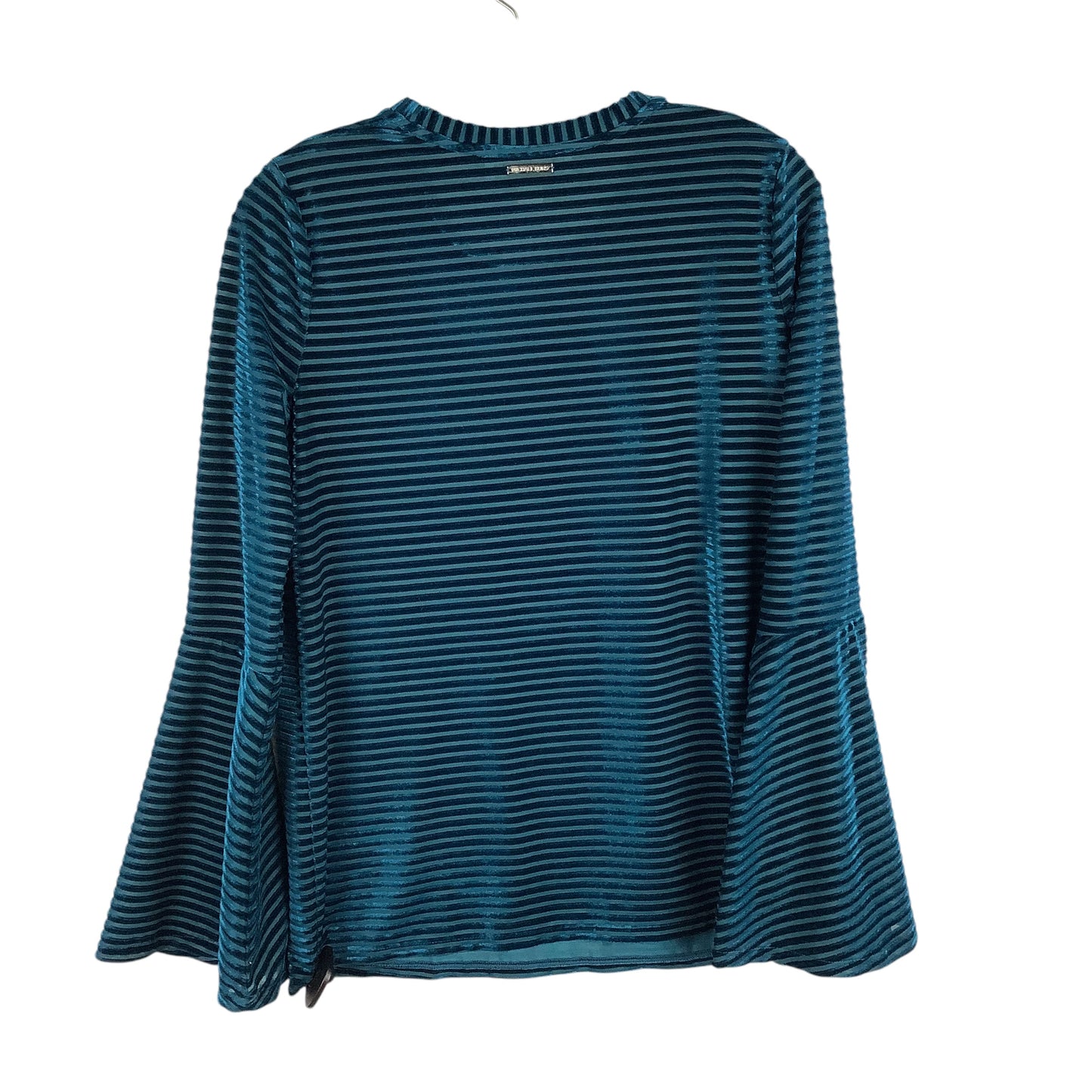 Top Long Sleeve By Michael By Michael Kors In Blue, Size: M