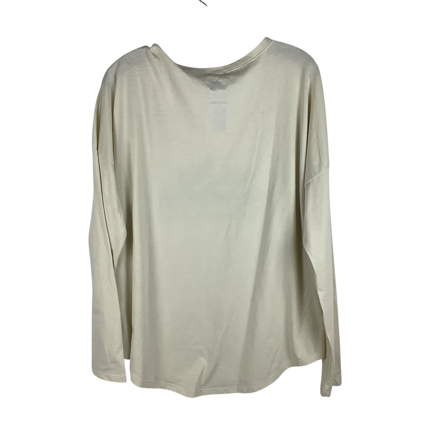 Top Long Sleeve By The North Face In Cream, Size: Xl
