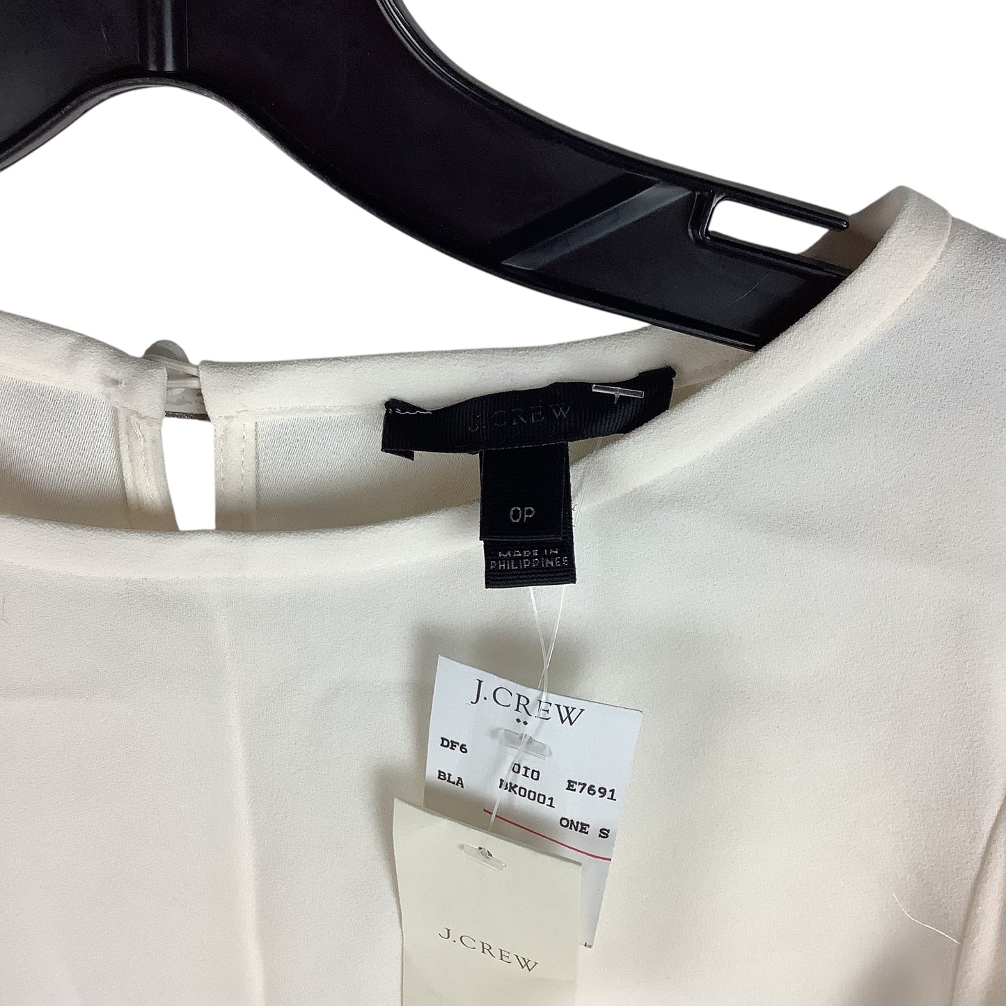 Top Long Sleeve By J. Crew In White, Size: 0p