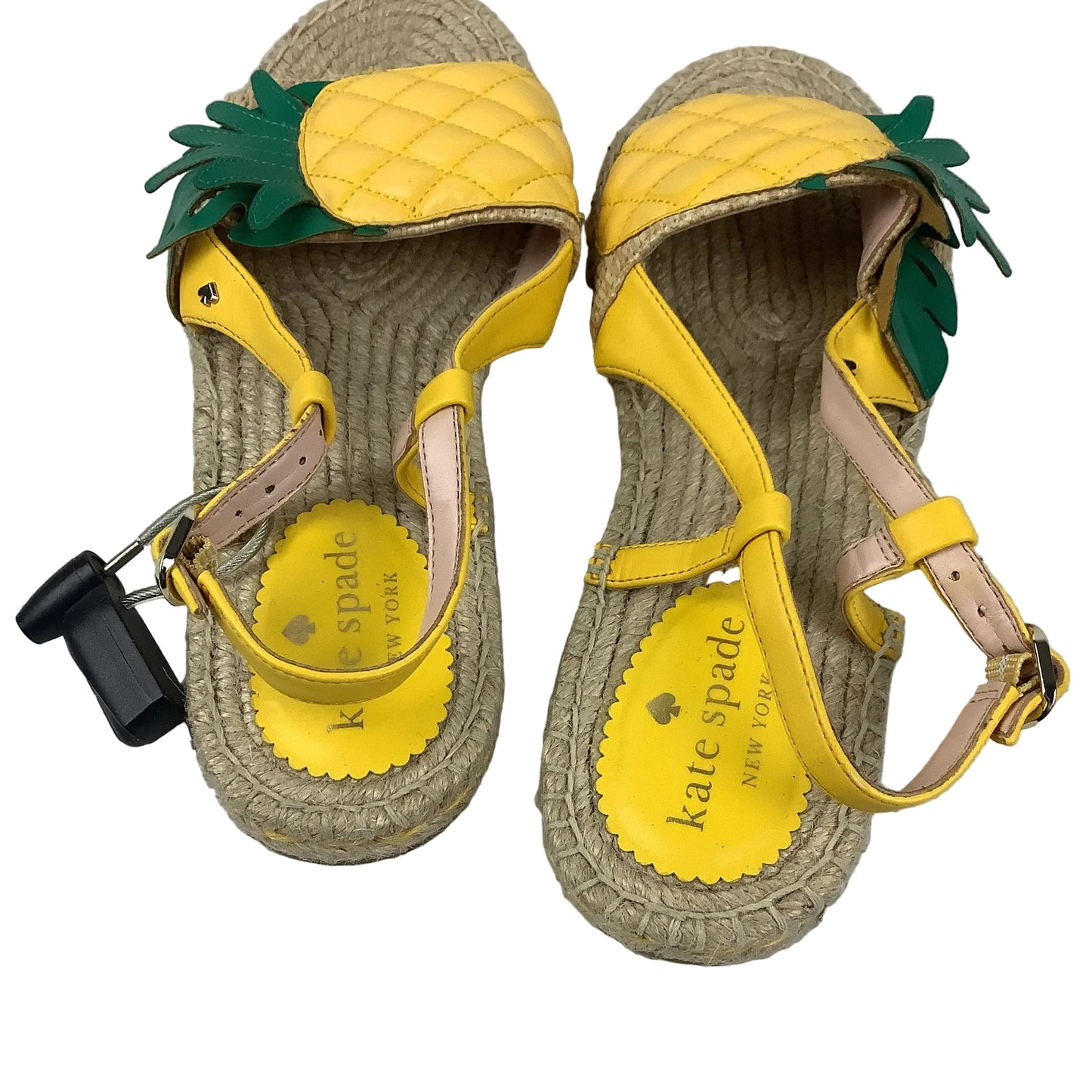 Shoes Designer By Kate Spade In Yellow, Size: 7.5